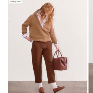 *SOLD* Everlane Utility Barrel Pant - Rosewood Sz 2